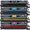 4 Pack Compatible HP C9700A C9701A C9702A C9703A Toner Cartridge Set 121A