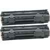 2 x Compatible HP CB435A Toner Cartridge 35A