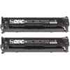 2 x Compatible HP CB540A Black Toner Cartridge 125A