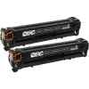 2 x Compatible HP CC530A Black Toner Cartridge 304A