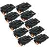 10 x Compatible HP CE255A Toner Cartridge 55A