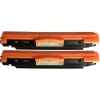 2 x Compatible HP CE310A Black Toner Cartridge 126A