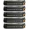 5 x Compatible HP CE320A Black Toner Cartridge 128A