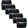 5 x Compatible HP CE390X Toner Cartridge 90X