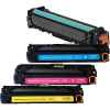 4 Pack Compatible HP CF210X CF211A CF213A CF212A Toner Cartridge Set 131X 131A