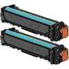 2 x Compatible HP CF210X Black Toner Cartridge 131X