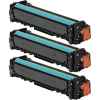 3 x Compatible HP CF210X Black Toner Cartridge 131X