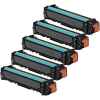 5 x Compatible HP CF210X Black Toner Cartridge 131X