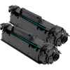 2 x Compatible HP CF283A Toner Cartridge 83A