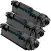 3 x Compatible HP CF283A Toner Cartridge 83A