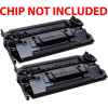 2 x Compatible HP CF289A Toner Cartridge 89A - NO CHIP Version