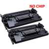 2 x Compatible HP CF289X Toner Cartridge 89X - NO CHIP Version