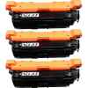 3 x Compatible HP CF330X Black Toner Cartridge 654X