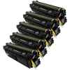 5 x Compatible HP CF360X Black Toner Cartridge 508X