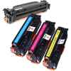 4 Pack Compatible HP CF380X CF381A CF383A CF382A Toner Cartridge Set 312X 312A