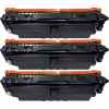 3 x Compatible HP W2100X Black Toner Cartridge 210X