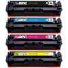 4 Pack Compatible HP W2110X W2111X W2113X W2112X Toner Cartridge Set 206X