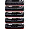 5 x Compatible HP W2110X Black Toner Cartridge 206X