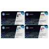 4 Pack Genuine HP CE260A CE261A CE262A CE263A Toner Cartridge Set 647A 648A