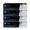 4 Pack Genuine HP CE310A CE311A CE312A CE313A Toner Cartridge Set 126A