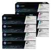 2 Lots of 4 Pack Genuine HP CE310A CE311A CE312A CE313A Toner Cartridge Set 126A