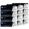 3 Lots of 4 Pack Genuine HP CE320A CE321A CE322A CE323A Toner Cartridge Set 128A