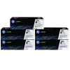 5 x Genuine HP CE320A Black Toner Cartridge 128A