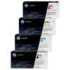 4 Pack Genuine HP CE340A CE341A CE343A CE342A Toner Cartridge Set 651A