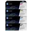 4 Pack Genuine HP CE410X CE411A CE413A CE412A Toner Cartridge Set 305X 305A