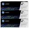 3 x Genuine HP CF210X Black Toner Cartridge 131X