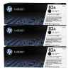 3 x Genuine HP CF283A Toner Cartridge 83A