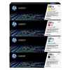 4 Pack Genuine HP CF400X CF401X CF402X CF403X Toner Cartridge Set 201X