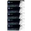 5 x Genuine HP CF410X Black Toner Cartridge 410X