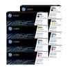 2 Lots of 4 Pack Genuine HP CF500X CF501X CF502X CF503X Toner Cartridge Set 202X