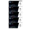 5 x Genuine HP W2010A Black Toner Cartridge 659A