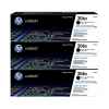 3 x Genuine HP W2110X Black Toner Cartridge 206X