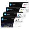 4 Pack Genuine HP W2130A W2131A W2132A W2133A Toner Cartridge Set 213A