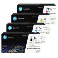 4 Pack Genuine HP W2130A W2131A W2132A W2133A Toner Cartridge Set 213A