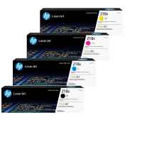 4 Pack Genuine HP W2180X W2181X W2182X W2183X Toner Cartridge Set 218X