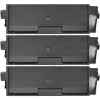 3 x Non-Genuine TK-594K Black Toner Cartridge for Kyocera FS-C2026MFP FS-C2526MFP