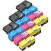 3 Lots of 4 Pack Non-Genuine TK-825 Toner Cartridge Set for Kyocera KM-C2520 KM-C3225