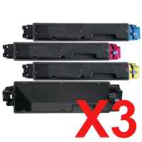 3 Lots of 4 Pack Non-Genuine TK-5309 Toner Cartridge Set for Kyocera TASKAlfa-351ci