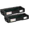 2 x Compatible Lanier SPC232 SPC242 SPC312 SPC320 Black Toner Cartridge 406483