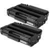 2 x Compatible Lanier SP3410 SP3510 Toner Cartridge 407067