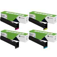 4 Pack Genuine Lexmark CX833 CX950 CX951 CX961 CX962 CX963 CS963 77L10K/C/M/Y Toner Cartridge Set Return Program