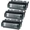 3 x Compatible Lexmark T630 T632 T634 X632 X634 Toner Cartridge 12A7462