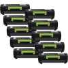 10 x Compatible Lexmark MS310 MS410 MS510 MS610 503H Toner Cartridge High Yield 50F3H00