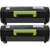 2 x Compatible Lexmark MS310 MS410 MS510 MS610 503H Toner Cartridge High Yield 50F3H00