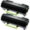 2 x Compatible Lexmark MS421 MS521 MS622 MX421 MX522 MX622 Toner Cartridge 56F6000