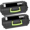 2 x Compatible Lexmark MX722 MS823 MS826 MX826 Toner Cartridge Ultra High Yield 58D6U0E